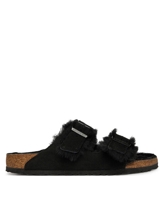 Birkenstock Şlapi Birkenstock Arizona Shearling 752661 Negru