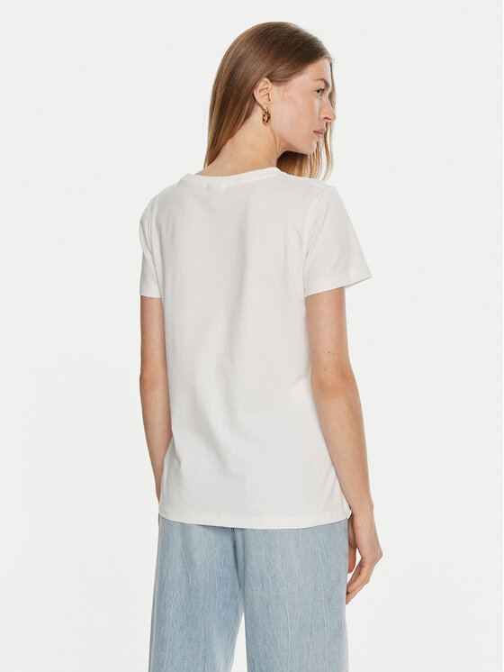 Guess Guess Футболка V3BI11 J1314 Білий Regular Fit