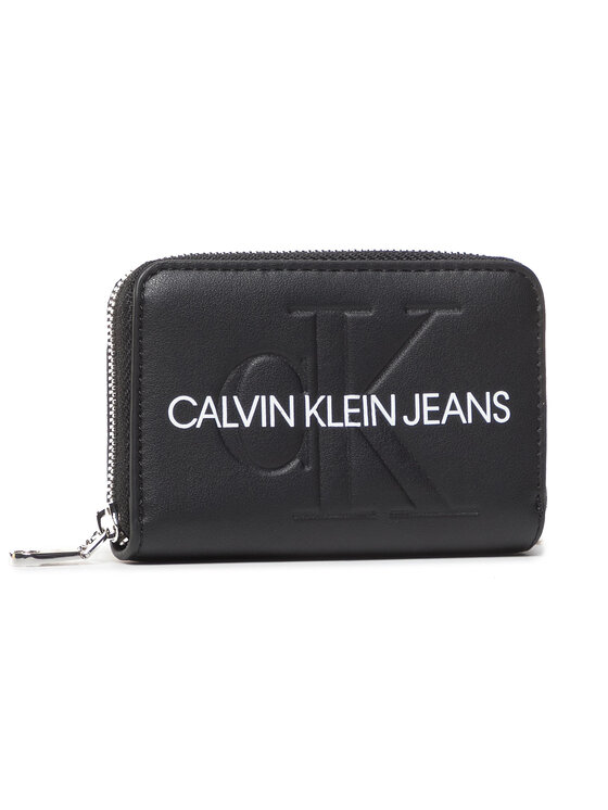 Calvin Klein Jeans Cartera Calvin Klein Jeans Accordion Zip Around K60K607229 Negro