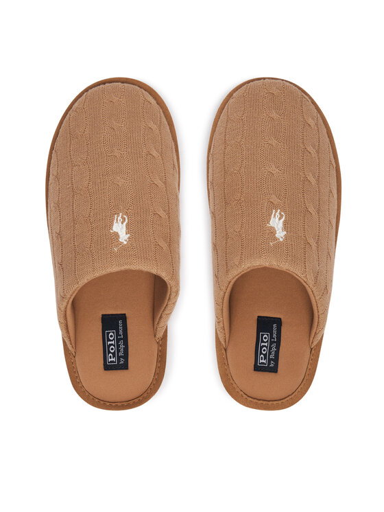 Polo Ralph Lauren Papuci de casă Polo Ralph Lauren 842P24248001 Maro