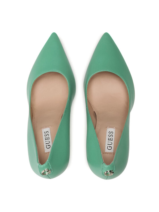 Guess Туфлі на шпильці Guess Gavi4 FL5GV4 LEA09 Зелений