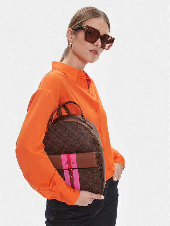 Liu Jo Nahrbtnik Liu Jo Ecs M Backpack AXX031 E0538 Rjava