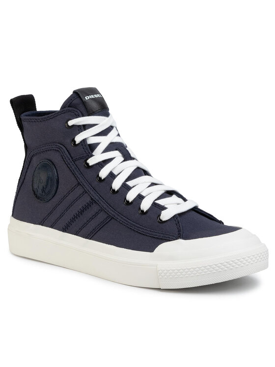 Diesel Plátěnky Diesel S-Astico Mid Lace Y01874 P0465 T6065 Tmavomodrá