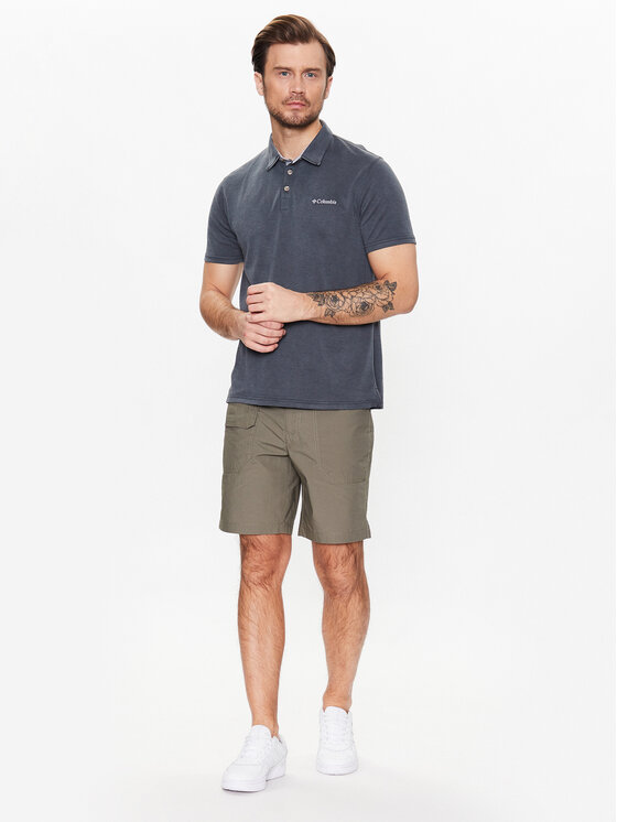 Columbia Columbia Polo Nelson Point 1772721 Grigio Regular Fit