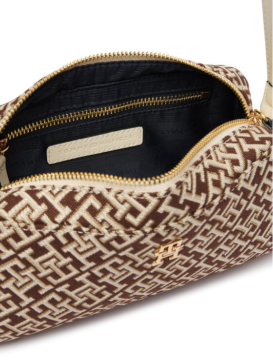 Tommy Hilfiger Kabelka Tommy Hilfiger Th Grace Camera Bag Jacquard AW0AW18864 Hnedá