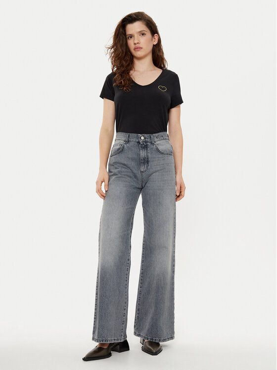 Pieces Pieces Футболка New Billy 17102921 Чорний Regular Fit