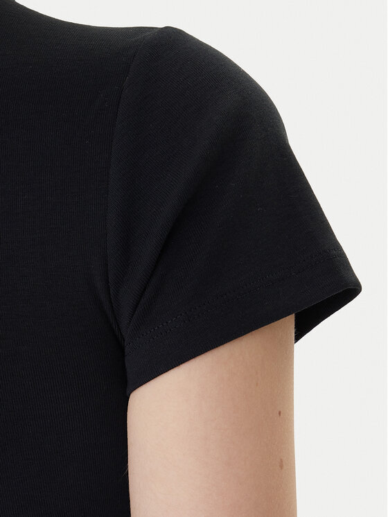 HUGO HUGO Футболка Delanor_2 50539132 Чорний Cropped Fit