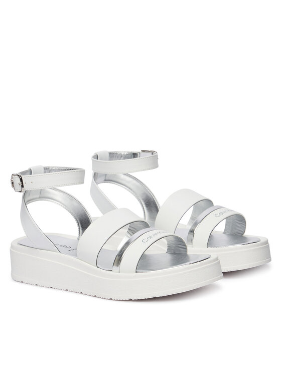 Calvin Klein Сандали Calvin Klein Velcro Sandal V4A2-83261-0326 D Бял