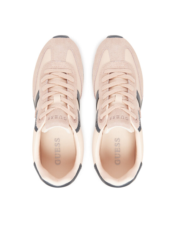Guess Сникърси Guess FLTSAP LEA12 Розов