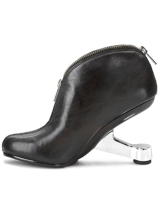 United Nude Botine United Nude Eamz Zip Bootie 100670116 Negru