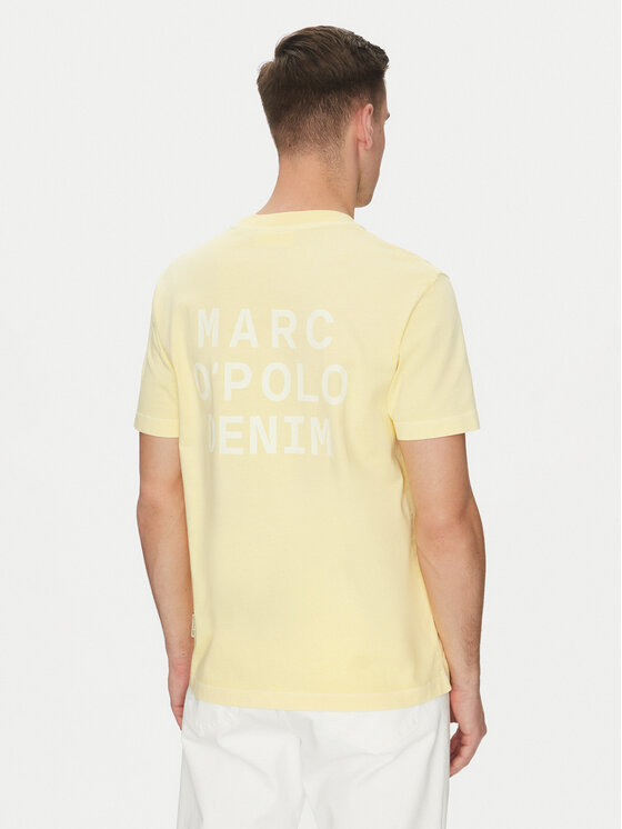 Marc O'Polo Denim Marc O'Polo Denim Majica 500 0006 040 Rumena Relaxed Fit