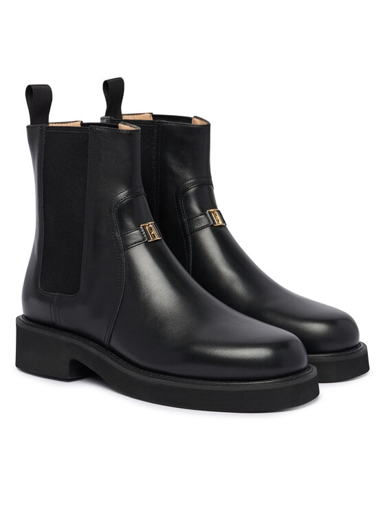 Furla Jātnieku stila puszābaki Furla Lug Chelsea Boot T. YM81LUG WU0000 O6000 Melns