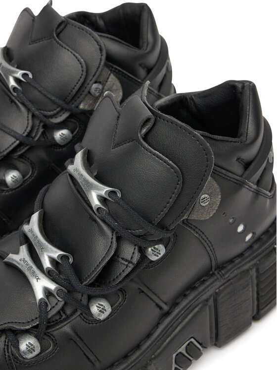 NEW ROCK Sneakersy NEW ROCK M-106-VS1 Černá