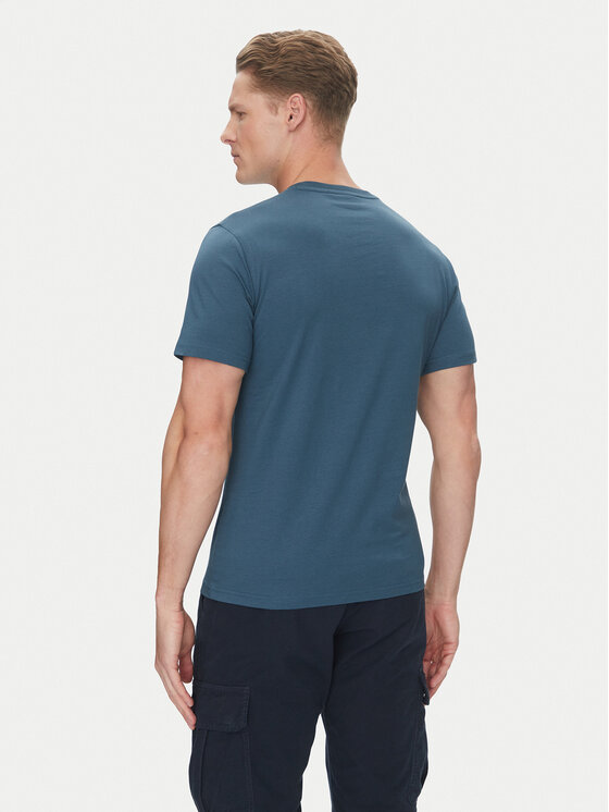 Barbour Barbour Футболка Devon MTS1391BU18 Cиній Regular Fit
