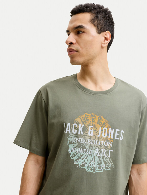 Jack & Jones Jack & Jones Camiseta Gradient Print 12288094 Gris Regular Fit
