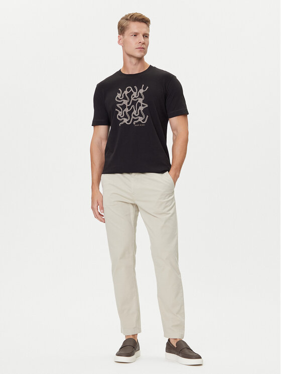 JOOP! Jeans JOOP! Jeans Camiseta 15 JJJ-08Anup 30047002 Negro Modern Fit