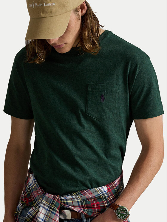 Polo Ralph Lauren Polo Ralph Lauren Camiseta 710671438460 Verde Custom Slim Fit