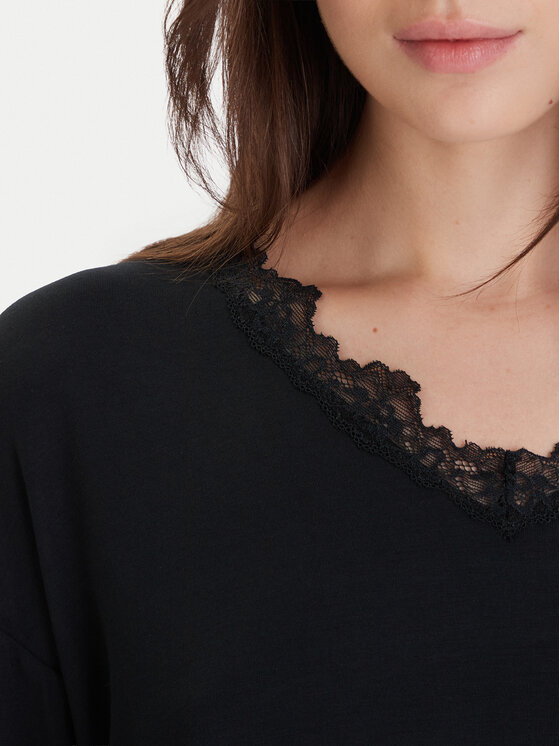 Ysabel Mora Ysabel Mora Pijama 10773 Negro Relaxed Fit
