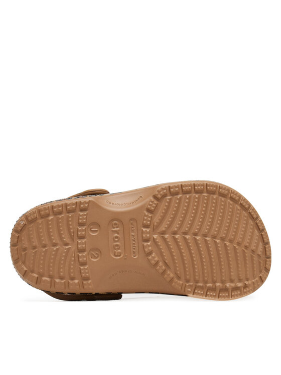 Crocs Шльопанці Crocs Classic Animal Clog 211881 Коричневий