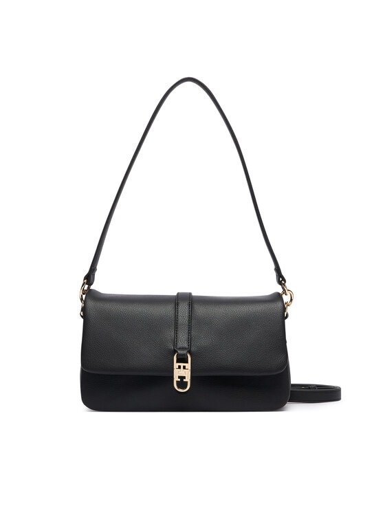 Tommy Hilfiger Kabelka Tommy Hilfiger Th Libre Conv Flap Crossover AW0AW19195 Černá
