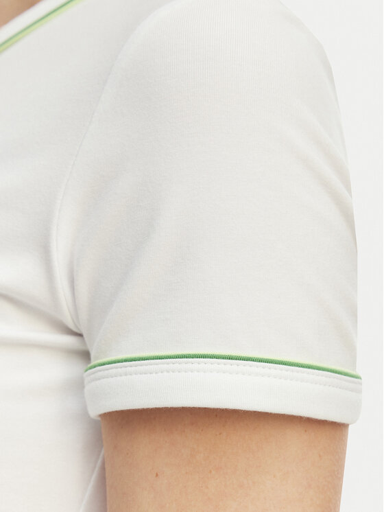Lacoste Lacoste Camiseta TF5289 Blanco Slim Fit
