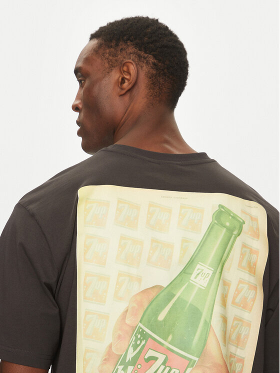 Only & Sons Only & Sons Camiseta 7Up 22033847 Negro Relaxed Fit