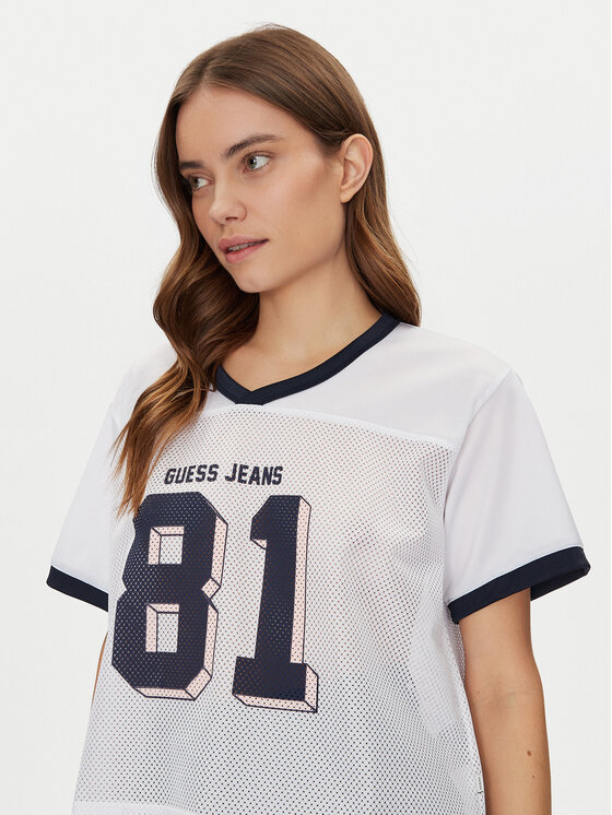Guess Jeans Guess Jeans Футболка W5GI59 KCTE2 Білий Regular Fit