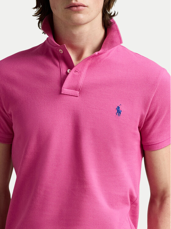 Polo Ralph Lauren Поло 710536856447 Рожевий Slim Fit | Evzuttya.com.ua