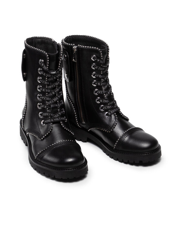 Zadig & Voltaire Trzewiki Zadig & Voltaire Joe WKAA1730F Czarny