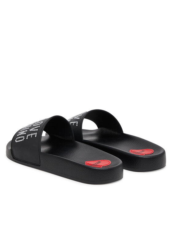LOVE MOSCHINO Шльопанці LOVE MOSCHINO JA28122G0MI13000 Чорний