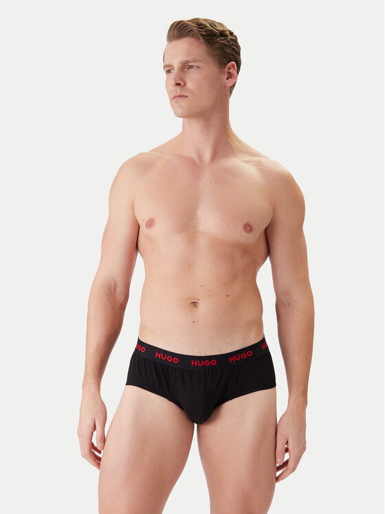 HUGO HUGO Conjunto de slips Hipbrief Triple 50532570 Negro