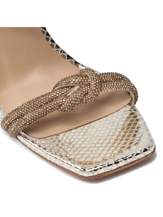 PINKO Сандали PINKO Anabia Sandalo AI 21-22 BLKS1 1H20XX Y7K9 Златист