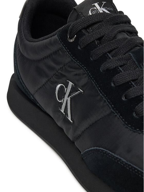 Calvin Klein Laisvalaikio batai Calvin Klein Retro Runner Ess Mix Mat YM0YM01361 Juoda