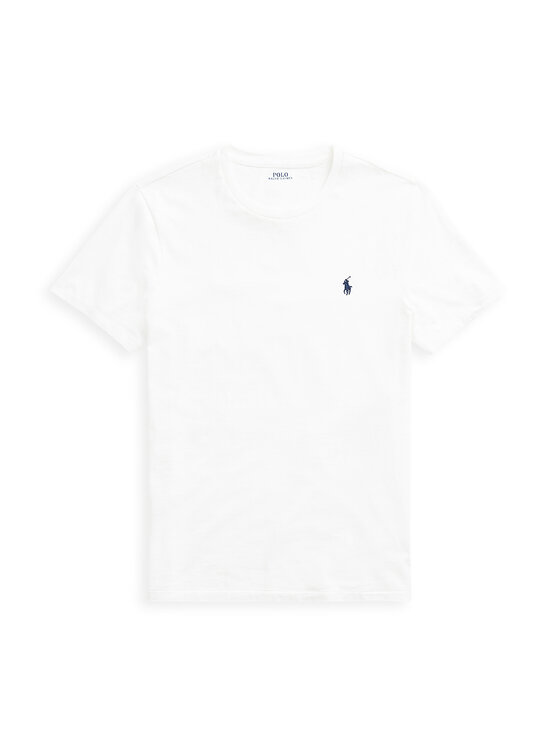 Polo Ralph Lauren Polo Ralph Lauren Marškinėliai 710680785 Balta Custom Slim Fit