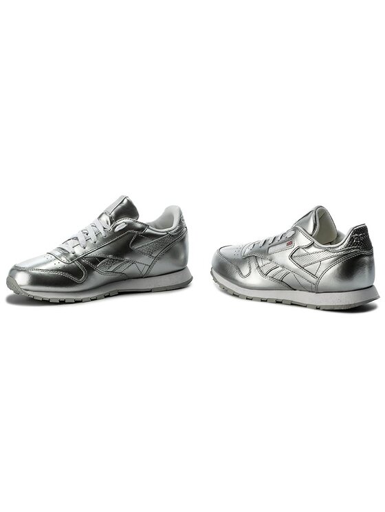Reebok Sportcipők Reebok Classic Leather Metallic BS8945 Ezüst