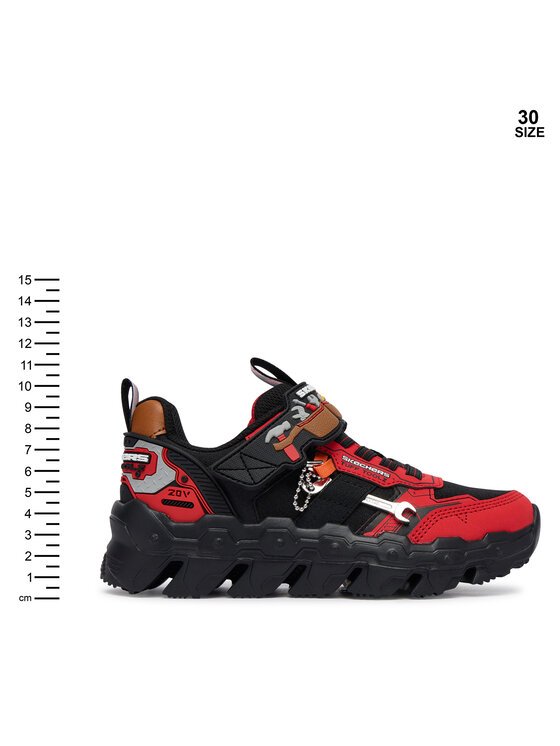 Skechers Tenisice Skechers Mega-Flex Lite - Tuff Toolz 402130L/RDBK Crna