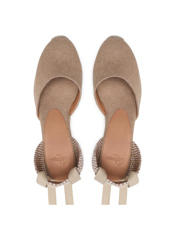 Castañer Espadrilky Castañer Carina/6/002 021644-2017 Béžová