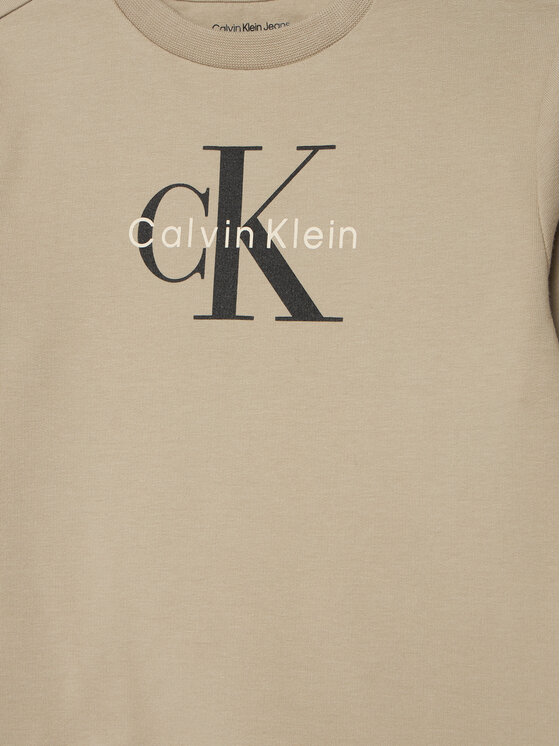 Calvin Klein Jeans Calvin Klein Jeans Pulóver, blúz és nadrág szett Monogram IN0IN00336 Bézs Regular Fit