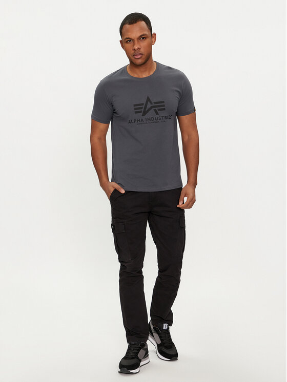 Alpha Industries Alpha Industries Футболка Basic 100501 Сірий Regular Fit
