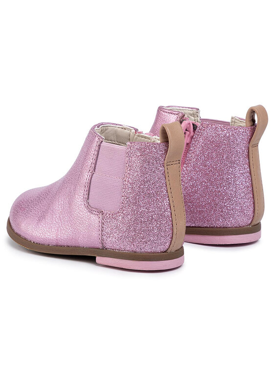 Clarks Šnurovacia obuv Clarks Drew Fun T 261454186 Ružová