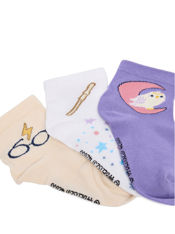 Harry Potter Довгі шкарпетки Harry Potter CEO-ACCCS-AW25-301WBHP(3-PACK) Бежевий