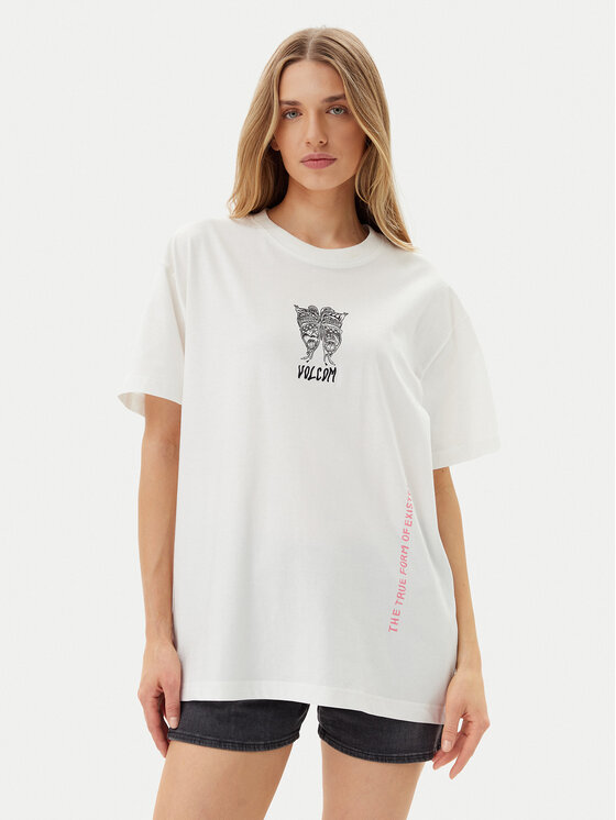 Volcom Volcom Футболка Alix 3 B3512507 Білий Oversize