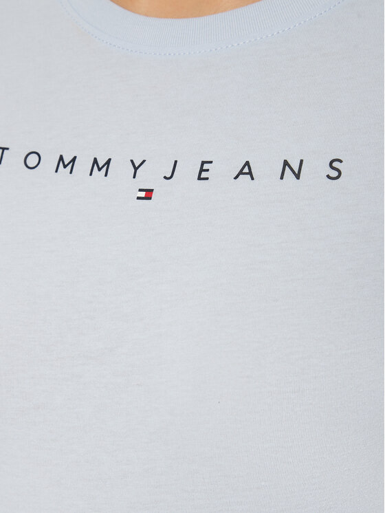 Tommy Jeans Tommy Jeans T-Shirt Linear DW0DW18398 Γαλάζιο Slim Fit