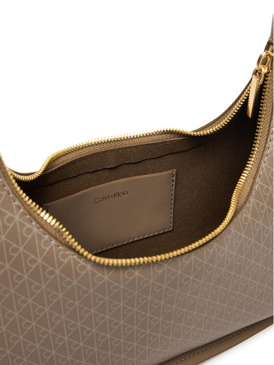 Calvin Klein Bolso Calvin Klein Emblem Aop Conv Shoulder Bag LV04F3298G Beis