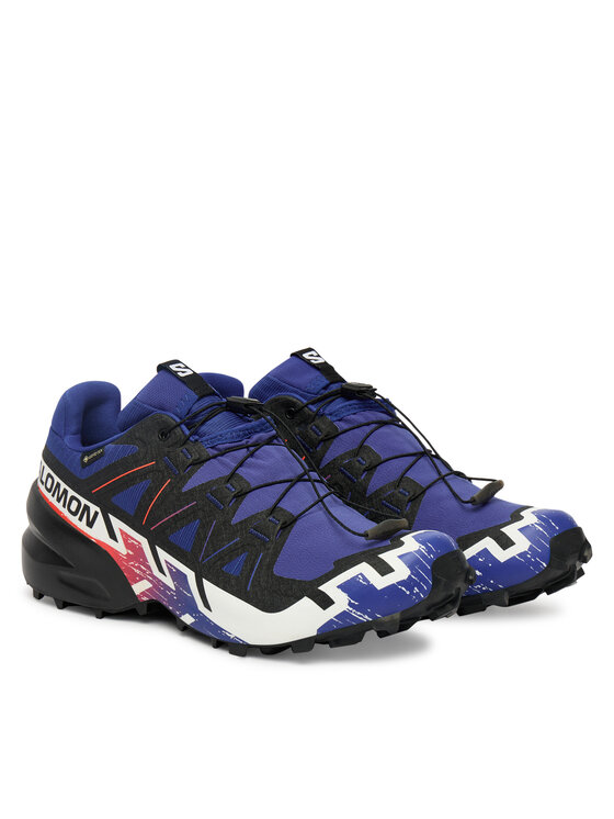 Salomon Bežecké topánky Salomon Speedcross 6 Gore-Tex Equipe L47982800 Tmavomodrá