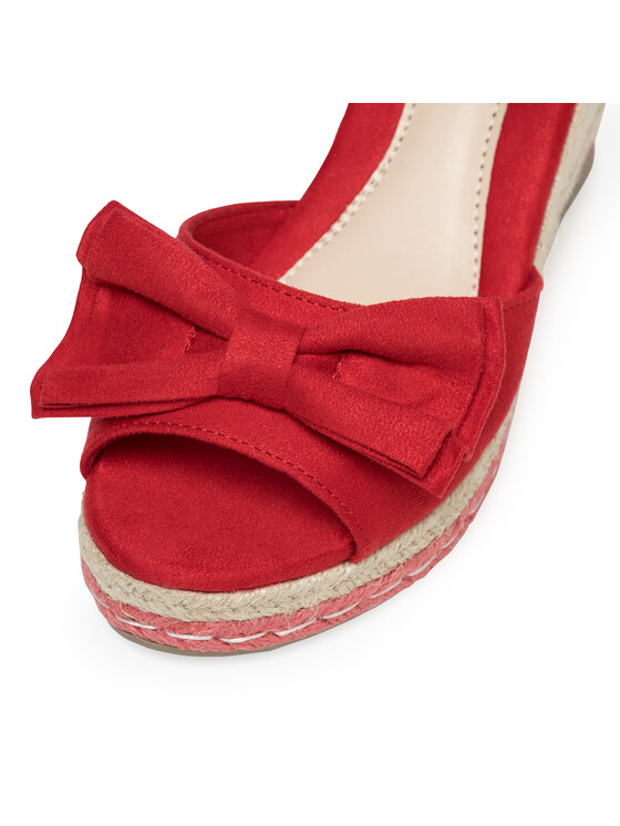 DeeZee Espadryle DeeZee WYL2710-02 Czerwony