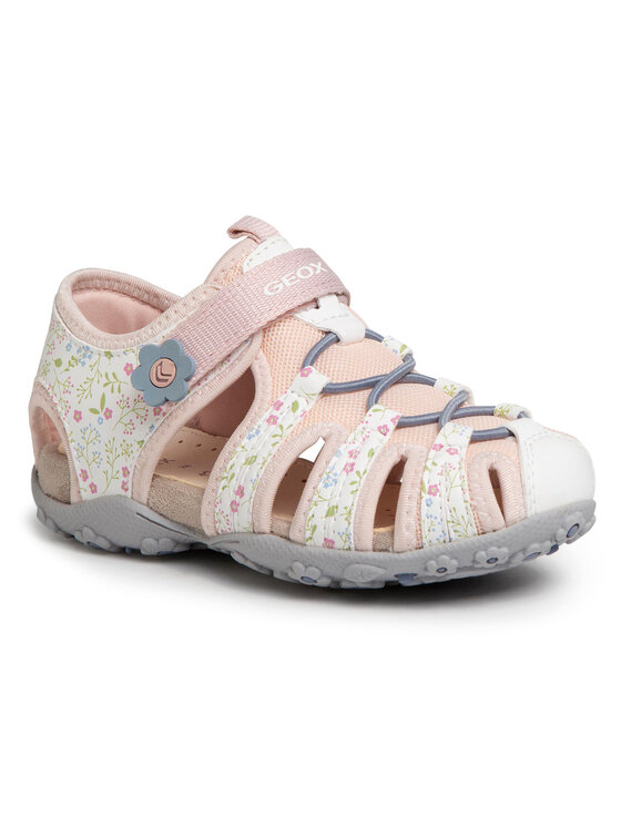 Sandały Geox J S.Roxanne B J92D9B 00414 C1Z8W S Różowy | Eobuwie.com.pl