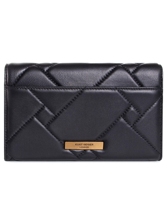 Kurt Geiger Kabelka Kurt Geiger Kensington Quilt 4708300109 Čierna