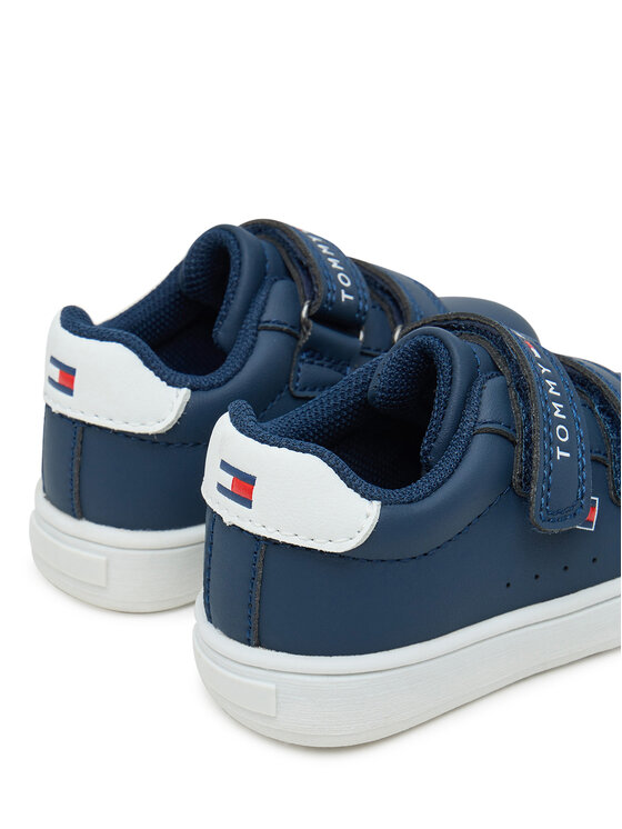 Tommy Hilfiger Sneakers Tommy Hilfiger Low Cut Velcro Sneaker T1X9-34062-1355 M Blu scuro