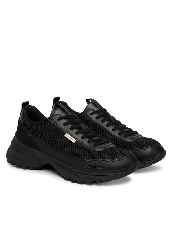 Calvin Klein Superge Calvin Klein Hike Runner Laceup Mesh HM0HM02240 Črna